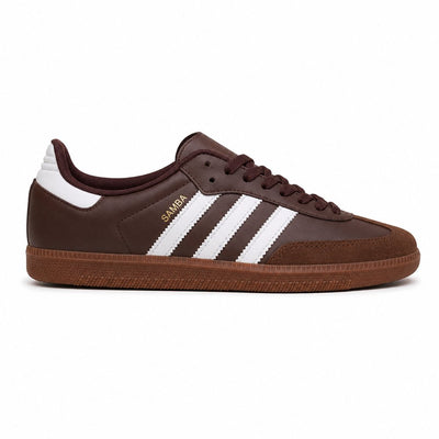 Adidas Samba Feminino — Chocolate Brown/White