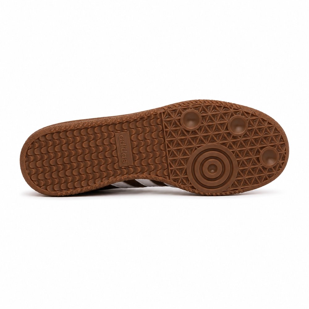 Adidas Samba Feminino — Chocolate Brown/White