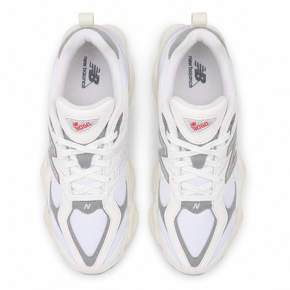 New Balance 9060 Feminino — Cream/Baby Blue/Lavender/Silver