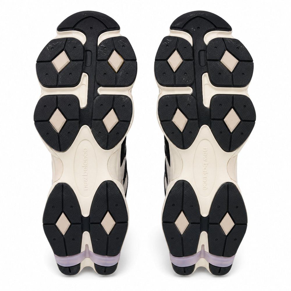New Balance 9060 Feminino — Black Cream Lavender