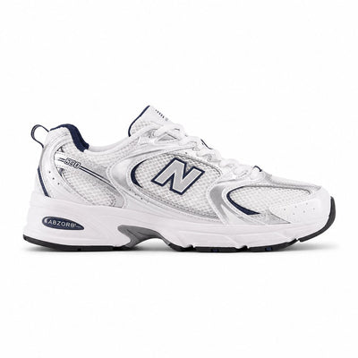 New Balance 530 Feminino — White/Silver/Navy