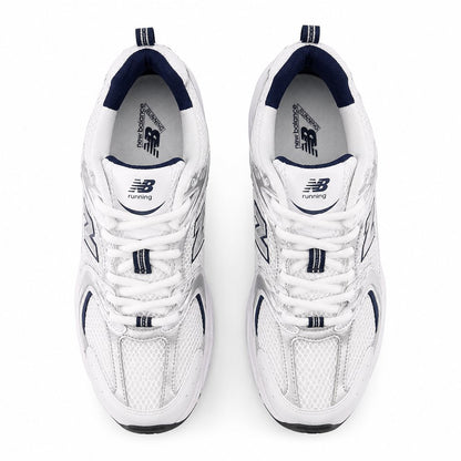 New Balance 530 Feminino — White/Silver/Navy