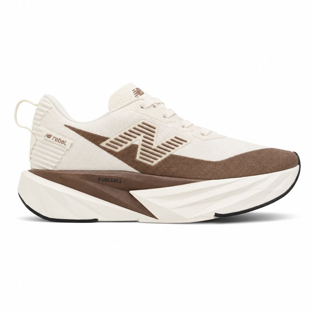 New Balance FuelCell Rebel v4 Feminino — Cream/Mocha