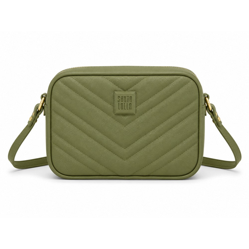 Bolsa Santa Lolla Matelassê Verde Militar