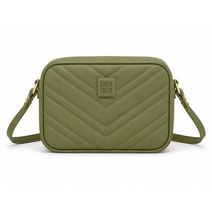 Bolsa Santa Lolla Matelassê Verde Militar
