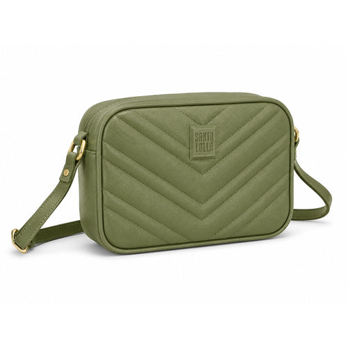 Bolsa Santa Lolla Matelassê Verde Militar